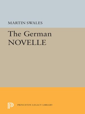 cover image of The German NOVELLE